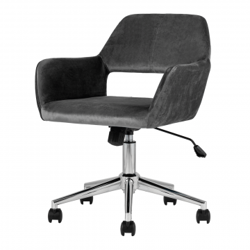 Кресло офисное Ross велюр серый