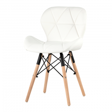 Стул Бон экокожа белый