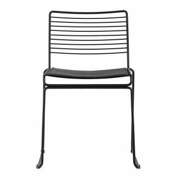 Стул обеденный Danny черный с черной подушкой