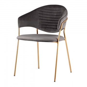 Стул Эвита темно-серый