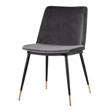 Стул Мелисса велюр темно-серый