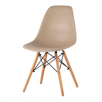 Комплект стульев Eames DSW бежевый x4
