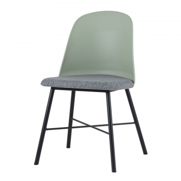 Стул Shell серо-зеленый