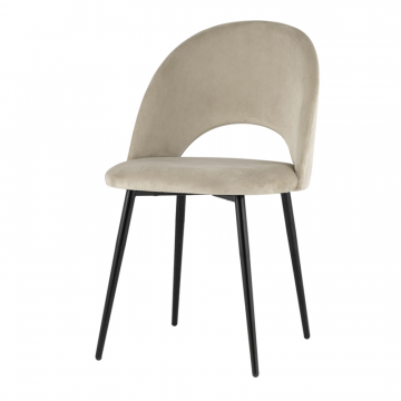 Стул Меган велюр бежевый