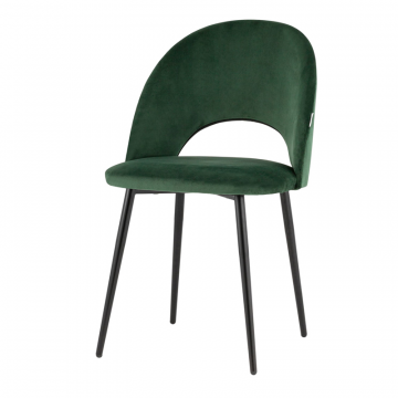 Стул Меган велюр зелёный