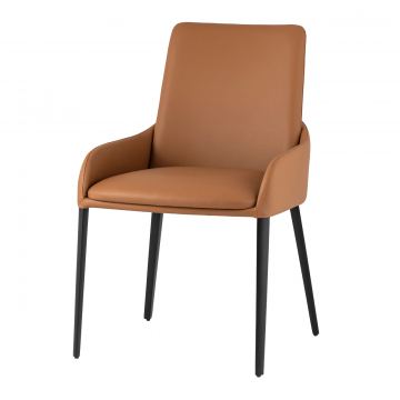 Стул Челси экокожа коричневый