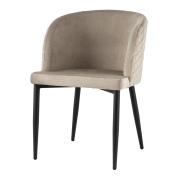 Стул Оскар велюр шампань