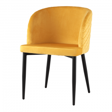 Стул Оскар велюр оранжевый