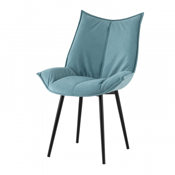 Стул Осло велюр пыльно-голубой