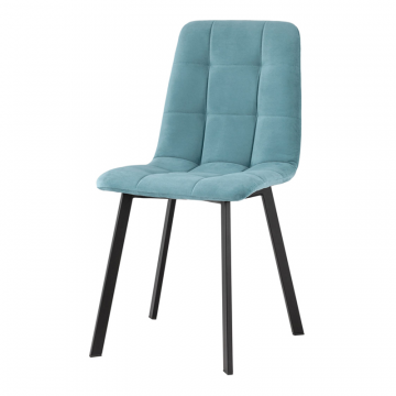 Стул Oliver Square велюр пыльно-голубой