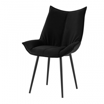 Стул Осло велюр черный