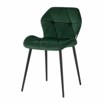 Стул Эдвин велюр зелёный