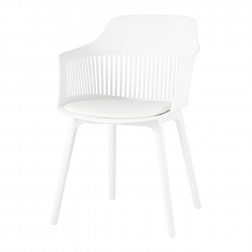 Стул Crocus с подушкой белый