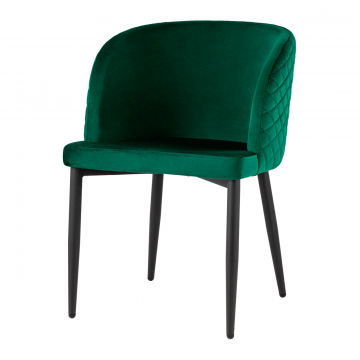 Стул Оскар велюр изумрудный