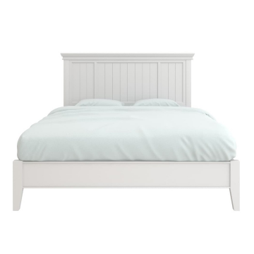 Кровать с жесткой спинкой 140x200 