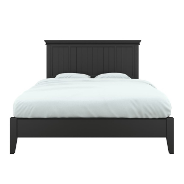 Кровать с жесткой спинкой 140x200 