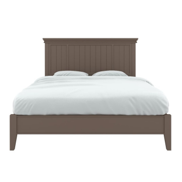 Кровать с жесткой спинкой 140x200 