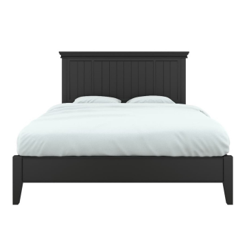 Кровать с жесткой спинкой 160x200 