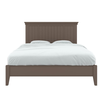 Кровать с жесткой спинкой 160x200 