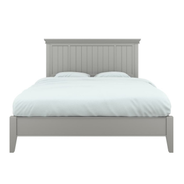 Кровать с жесткой спинкой 160x200 