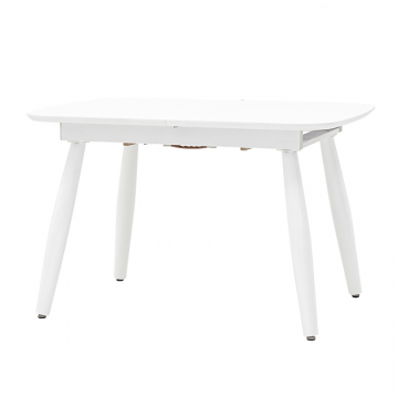 Стол обеденный Чикаго раскладной 120-160*90 белый