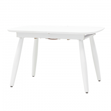 Стол обеденный Чикаго раскладной 120-160*90 белый