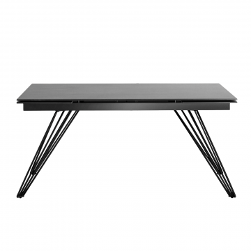 Стол обеденный Пандора раскладной 160-240*90 керамика темная