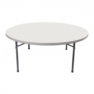 Стол круглый складной пластиковый Кейт 180