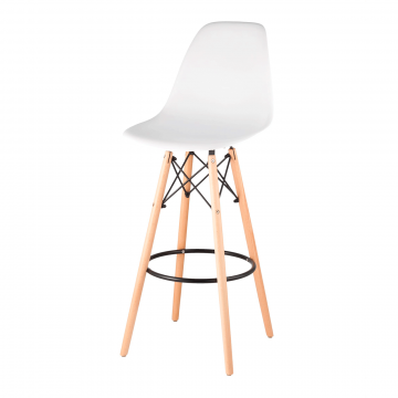 Стул DSW барный белый