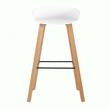 Стул барный LIBRA SOFT белый с подушкой