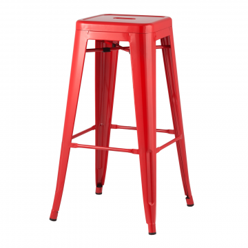 Стул барный TOLIX красный глянцевый