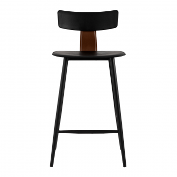 Стул полубарный ANT черный