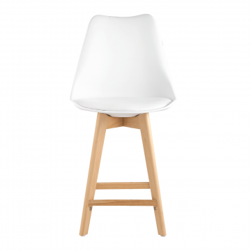 Стул полубарный FRANKFURT белый