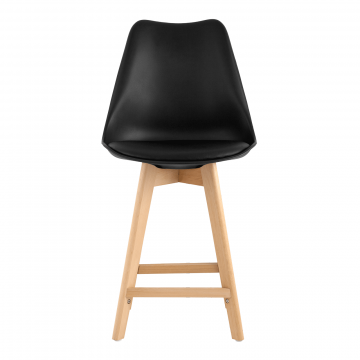 Стул полубарный FRANKFURT черный