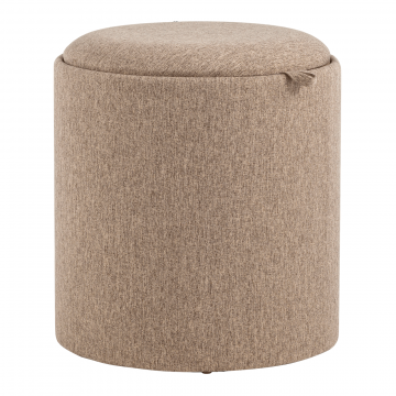 Пуф-столик с ящиком Хюгге S рогожка бежевый