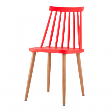 Стул Морган пластиковый красный