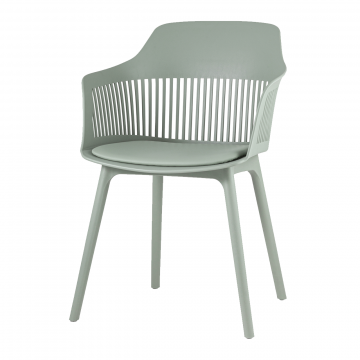 Стул Crocus с подушкой серо-зеленый