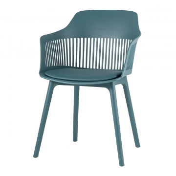 Стул Crocus с подушкой темно-бирюзовый