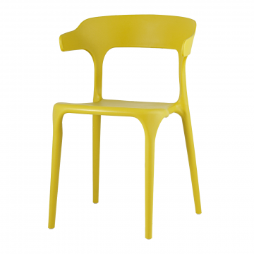 Стул Neo пластик горчичный
