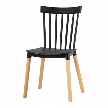 Стул Field пластик черный