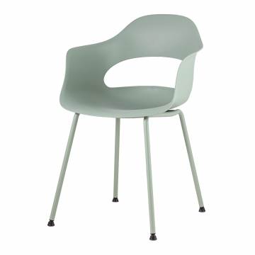 Стул Lady пластик серо-зеленый