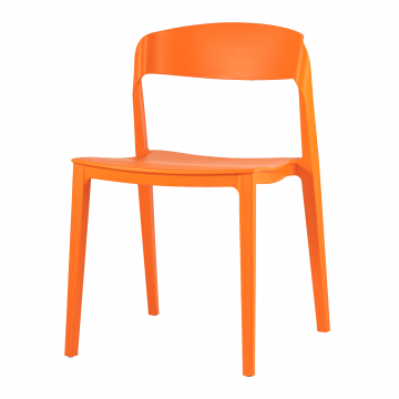 Стул Moris пластик оранжевый
