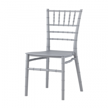 Стул Chiavari (Кьявари) пластик серебряный