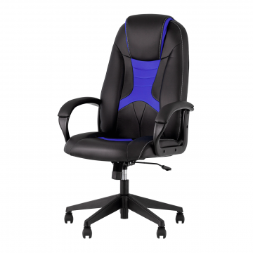 Кресло игровое TopChairs ST-CYBER 8 черный/синий