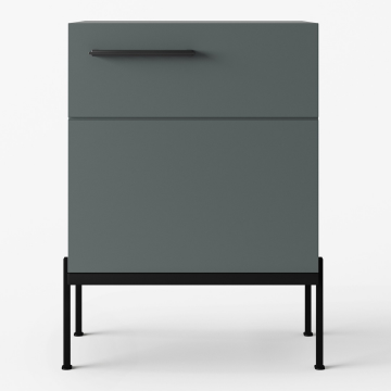 ТУМБА LIGHT 40 СМ Ral 7012 Коллекция LIGHT