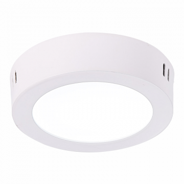 ST112.542.06 Светильник настенно-потолочный Белый LED 1*6W 4000K 370Lm Ra80 120° IP20 D110xH28 90-265V