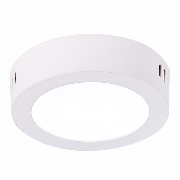 ST112.532.06 Светильник настенно-потолочный Белый LED 1*6W 3000K 330Lm Ra80 120° IP20 D110xH28 90-265V