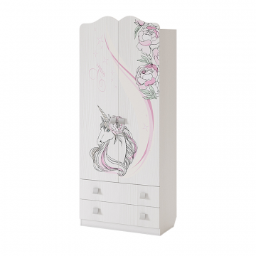 Фэнтези Шкаф комбинированный (с ящ. 2-створчатый)