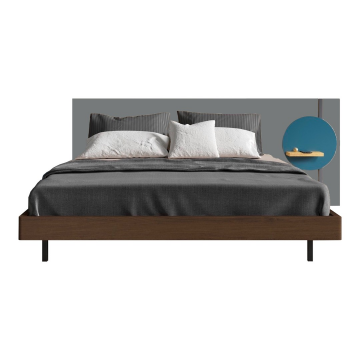 КРОВАТЬ MARK 160x200 Ral 7046 панель справа Коллекция Mark