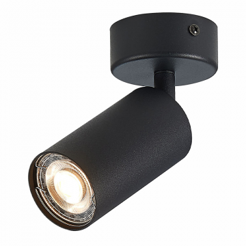 ST303.402.01 Потолочный светильник Мат. черный GU10 1*50W L100xW54xH168 220V Без ламп